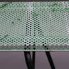 French 1950s Perforated Metal Console in the Style of Mathieu Mategot