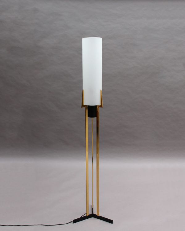 Fine French 1960s Floor Lamp by Arlus - Image 4