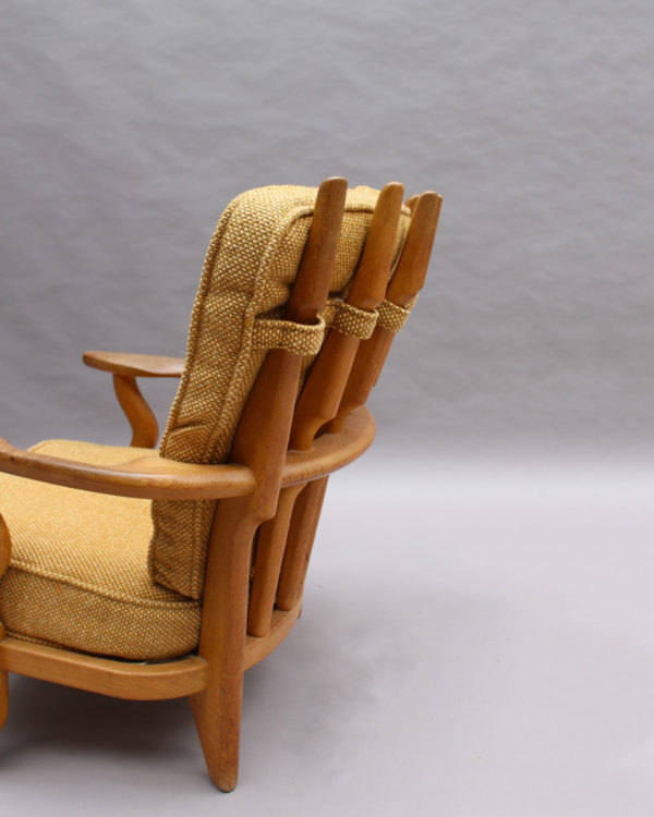 French 1950s “Grand Repos” Armchair by Guillerme et Chambron - Image 9