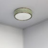 Fine Round Nickeled and Glass “Queen’s Necklace” Ceiling Light by Perzel