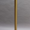 Fine French 1950s Brass and Glass Floor Reading Lamp by Jean Perzel