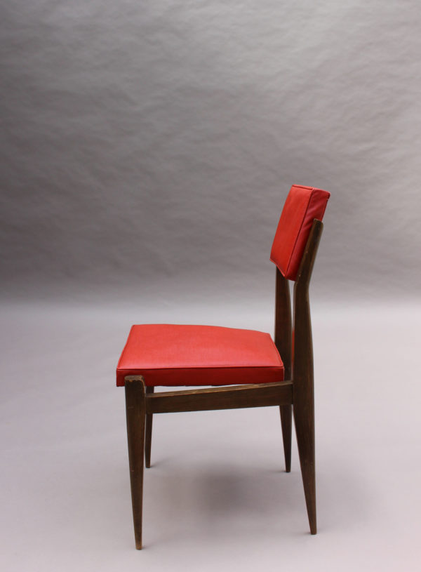 Pair of Fine French 1950s Beech Chairs - Image 7