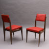 Pair of Fine French 1950s Beech Chairs
