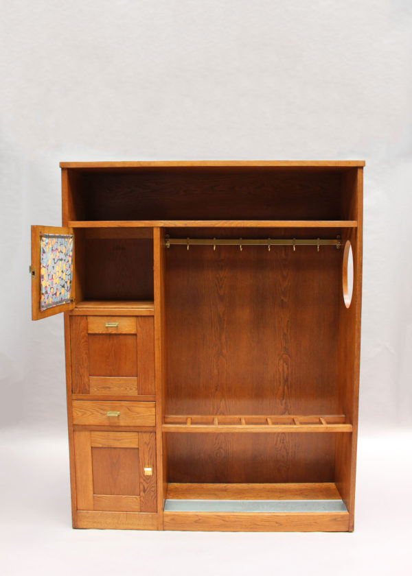 A Rare Entryway Coat, Umbrella & Storage Cabinet by Francis Jourdain - Image 2