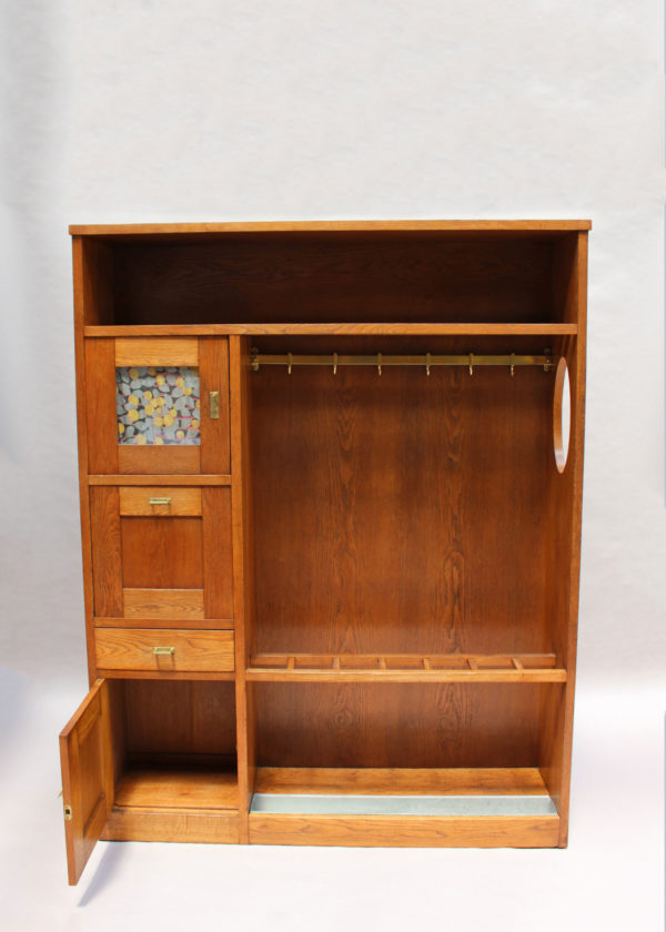 A Rare Entryway Coat, Umbrella & Storage Cabinet by Francis Jourdain - Image 5