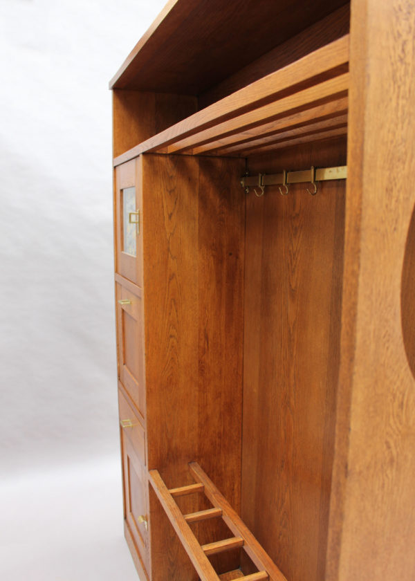 A Rare Entryway Coat, Umbrella & Storage Cabinet by Francis Jourdain - Image 11