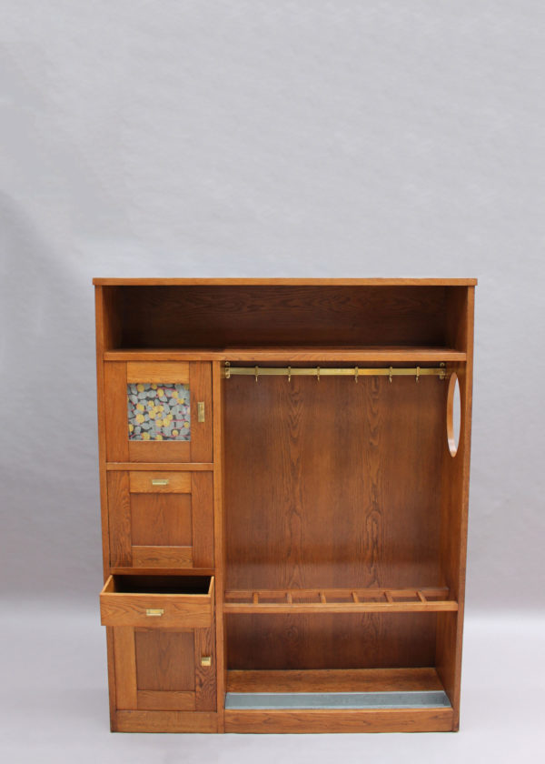 A Rare Entryway Coat, Umbrella & Storage Cabinet by Francis Jourdain - Image 4