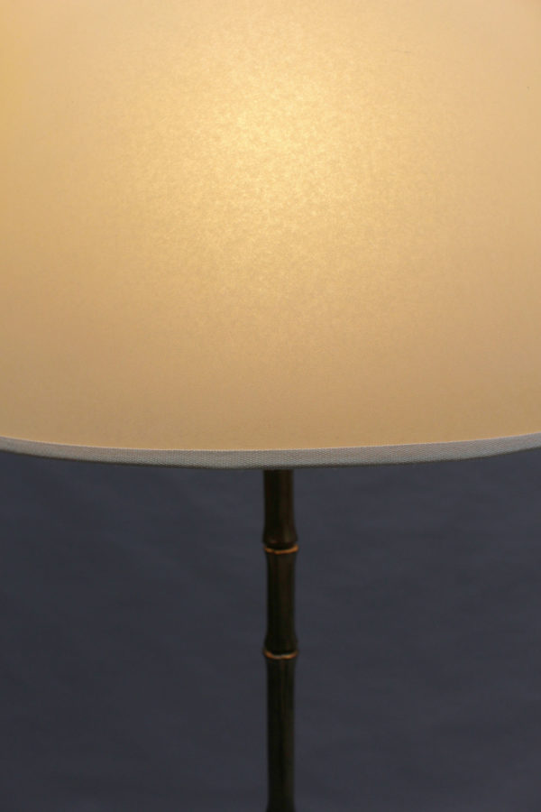 Fine French 1950's Bronze Floor Lamp by Maison Baguès - Image 15