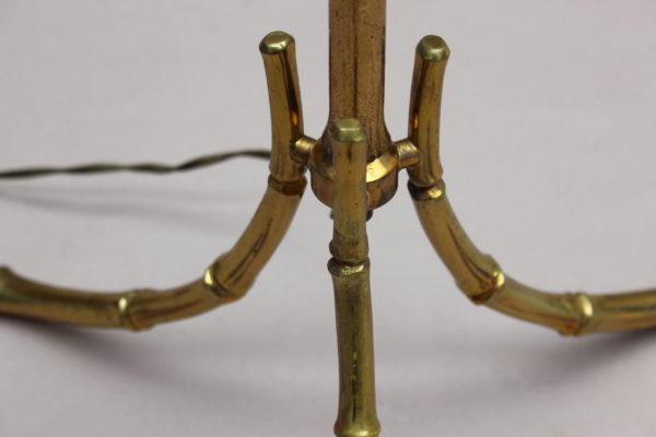 Fine French 1950's Bronze Floor Lamp by Maison Baguès - Image 12