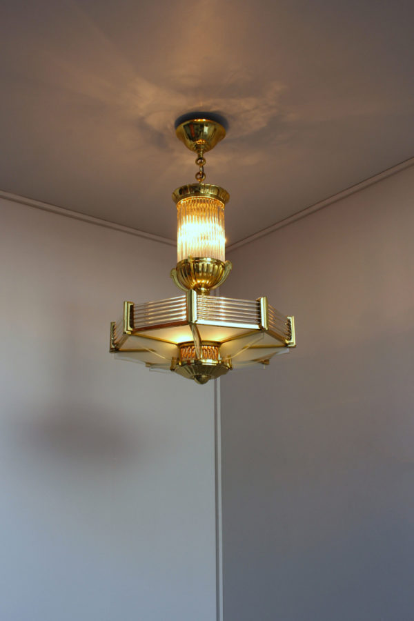 1943 - Octagonal Chandelier by Petitot - Image 11