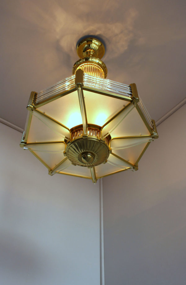 1943 - Octagonal Chandelier by Petitot - Image 12