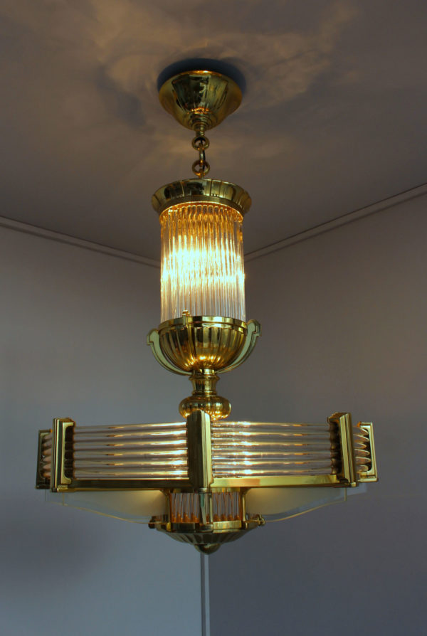 1943 - Octagonal Chandelier by Petitot - Image 21