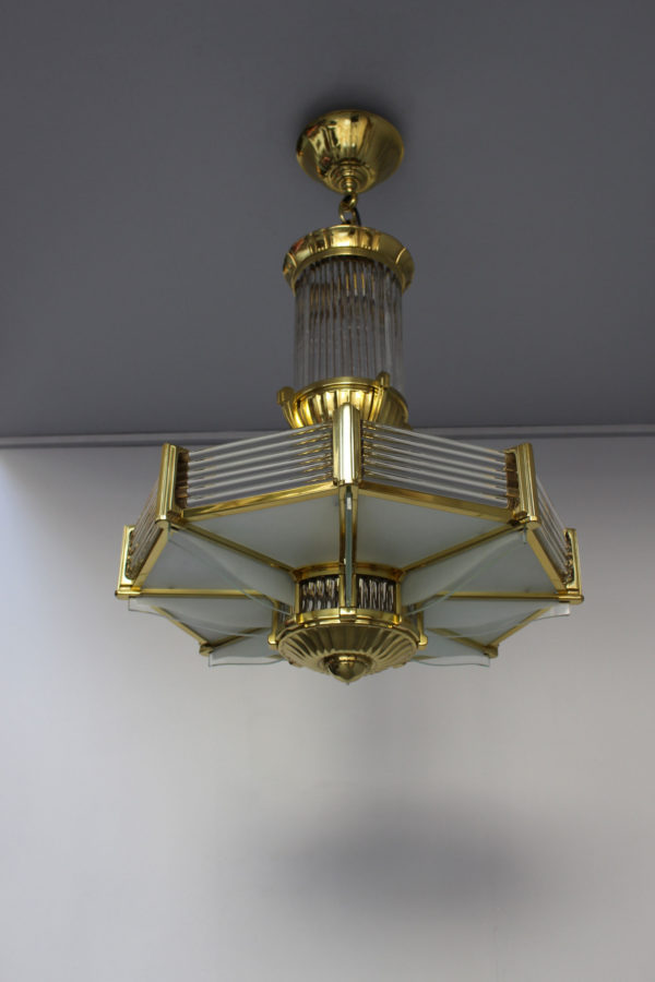 1943 - Octagonal Chandelier by Petitot - Image 6