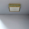 Fine 1950’s Brass and Glass Square “Queen Necklace” Ceiling Light by Perzel