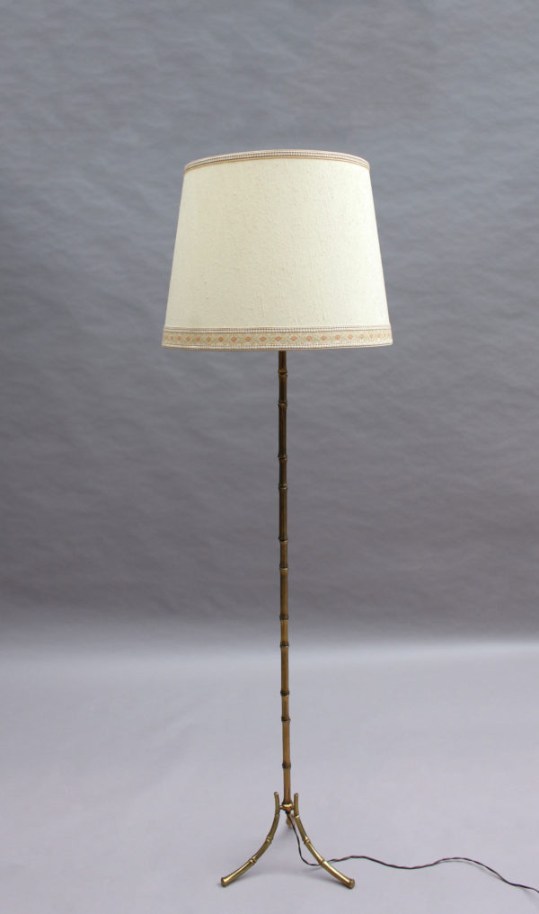 Fine French 1950's Bronze Floor Lamp by Maison Baguès - Image 17