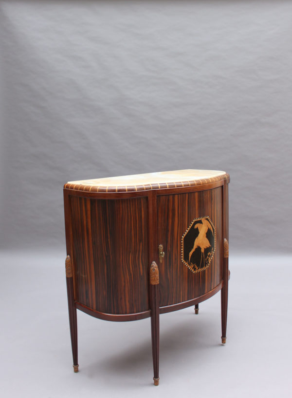 Fine French Art Deco Marquetry Commode - Image 4