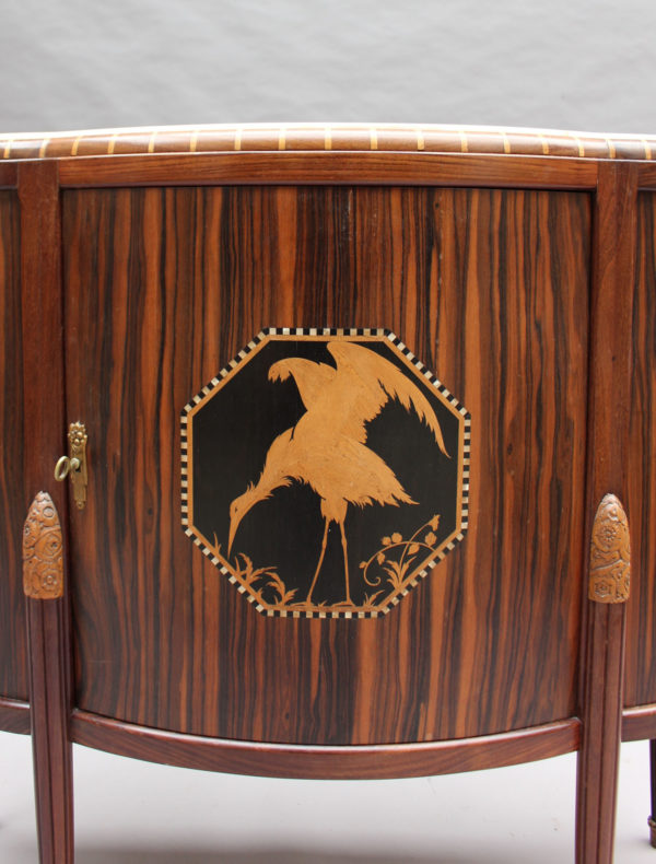 Fine French Art Deco Marquetry Commode - Image 7