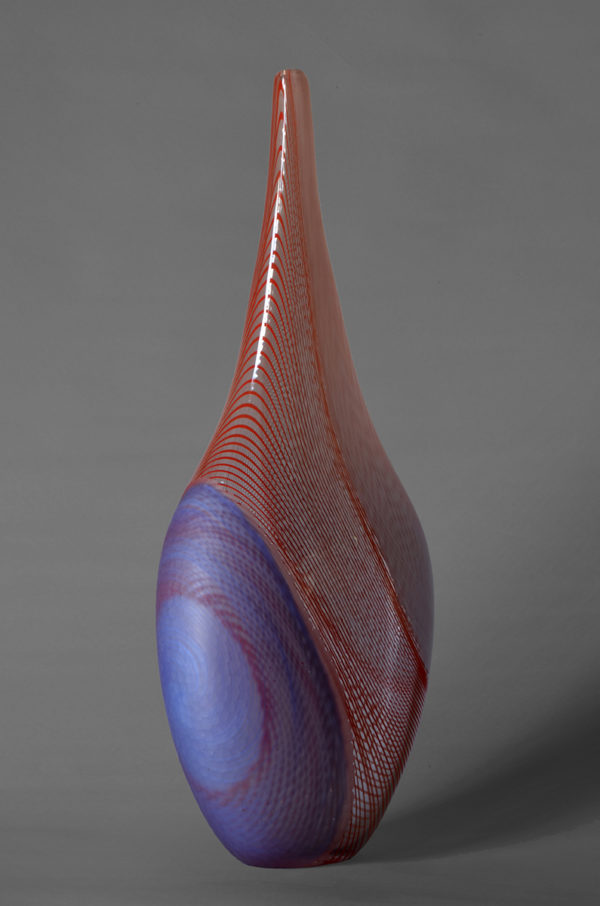 A Fine Italian Hand blown Murano Vase by Davide Salvadore - Image 2