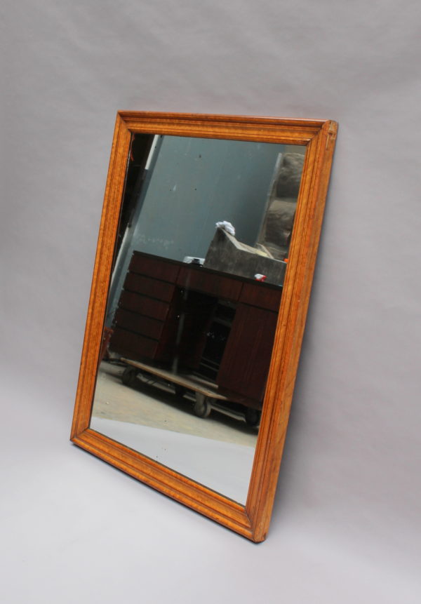 Fine French 19th Century Wood Framed Mirror - Image 3