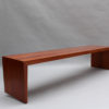 9 French 1980s Solid Cherry Benches by Richard Peduzzi