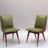Set of 4 Fine French 1950s Compass Chairs