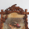 Fine French 1900s Hand Carved Frame with an Original Print