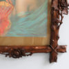Fine French 1900s Hand Carved Frame with an Original Print