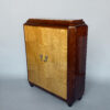 Fine French Art Deco Rosewood and Elm Burl Cabinet