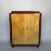 Fine French Art Deco Rosewood and Elm Burl Cabinet