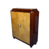 Fine French Art Deco Rosewood and Elm Burl Cabinet