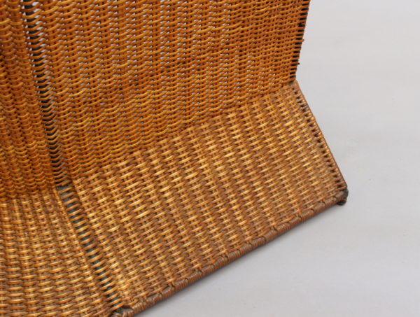 French Mid-Century Rattan Bar and 3 Matching Stools - Image 11