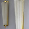 Pair of Fine French Art Deco Glass and Bronze Sconces