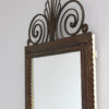 Fine French Art Deco Wrought Iron Mirror