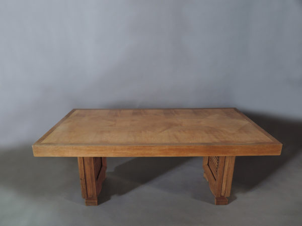 Fine French Art Deco Extendable Dining Table by Dudouyt - Image 3