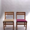 Set of 4 Fine 1970s Oak Dining Chairs by Guillerme & Chambron