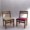 Set of 4 Fine 1970s Oak Dining Chairs by Guillerme & Chambron