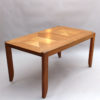 Fine French 1970s Extendable Oak Dining Table by Guillerme & Chambron