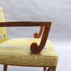 Fine French Art Deco Walnut Armchair by Jules Leleu