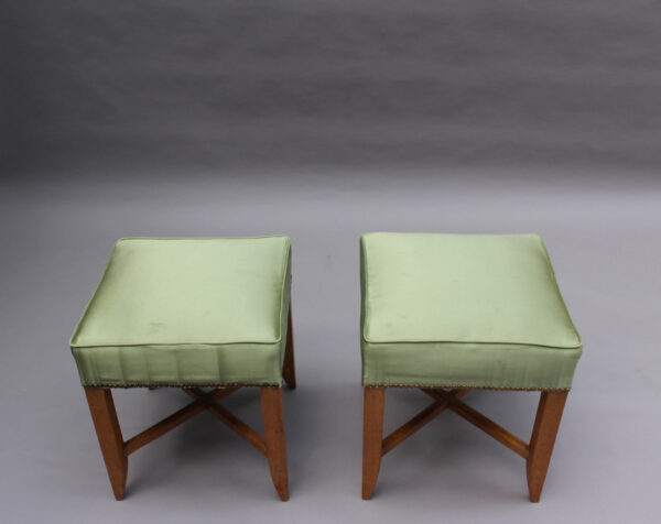 Pair of Fine French Art Deco Stools - Image 6