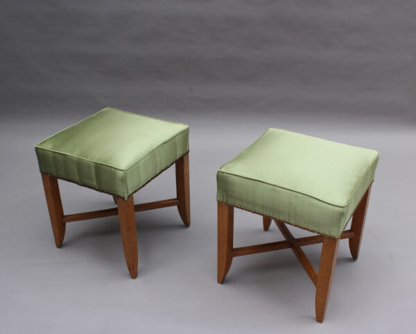 Pair of Fine French Art Deco Stools - Image 5