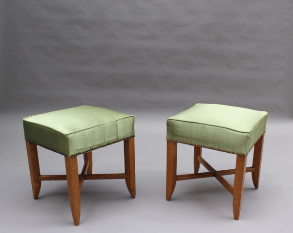 Pair of Fine French Art Deco Stools - Image 3