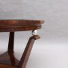 Fine French 1930s Palisander Gueridon with a Mirror Top