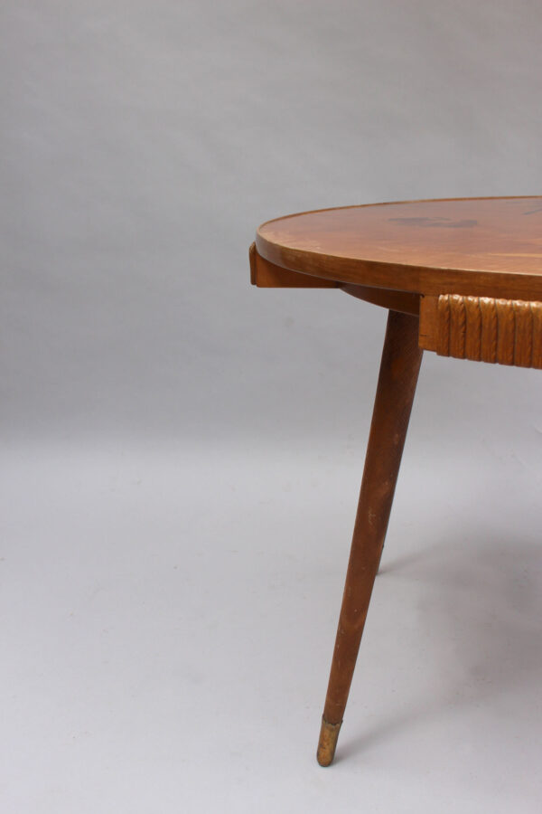 Fine 1940s 5 Legged Italian Game Table by Osvaldo Borsani - Image 15