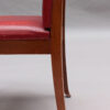 5 French Art Deco Mahogany Side Chairs