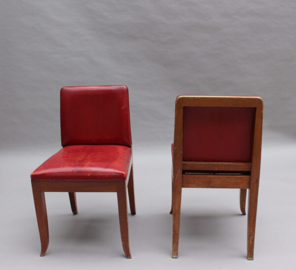 A French Art Deco Mahogany Side Chair (only 1 chair available) - Image 4