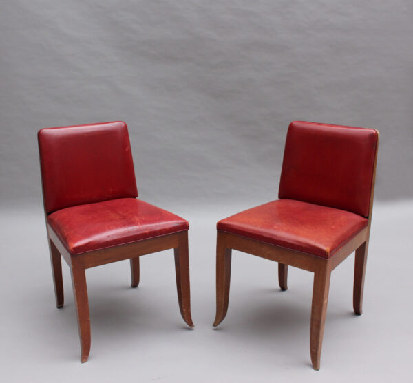 A French Art Deco Mahogany Side Chair (only 1 chair available) - Image 2