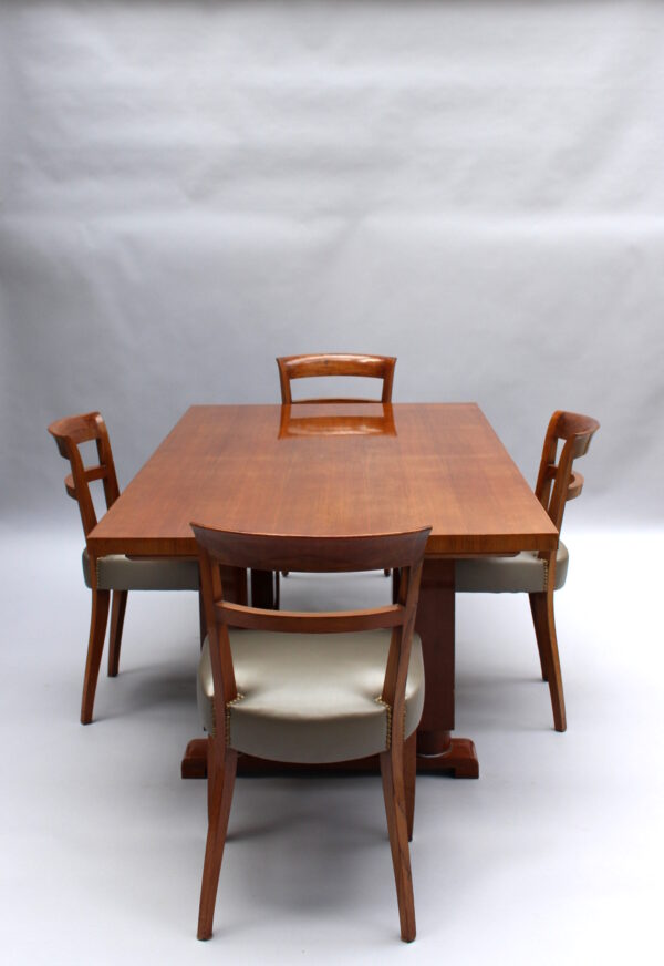 Fine French Art Deco Dining Table by Jules Leleu - Image 9