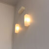 3 Fine French 1940s Glass Wall Lights by Perzel