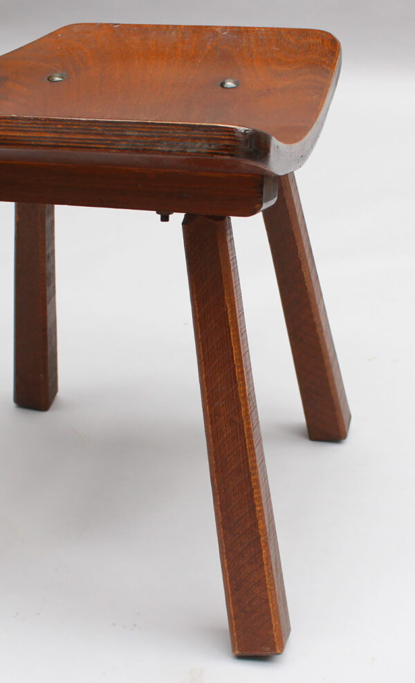 11 French 1960s Solid and Laminated Wood Chairs - Image 8