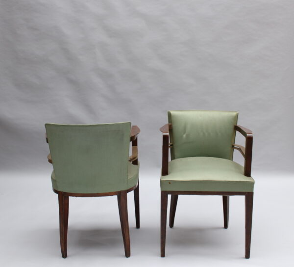 Set of 8 Fine French 1930s Armchairs by Jean Pascaud - Image 21